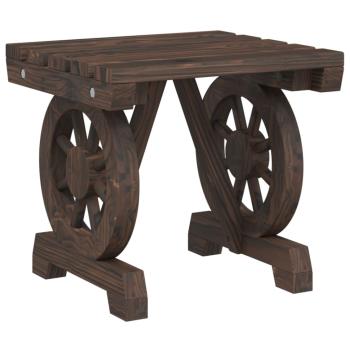 Garten-Fu?hocker 2 Stk. Massivholz Tanne