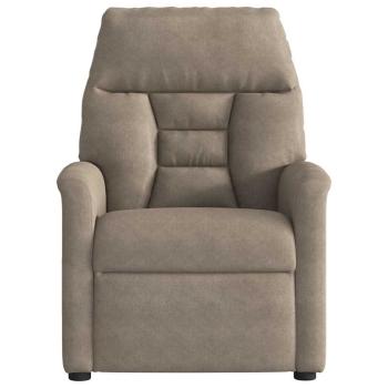 Relaxsessel Taupe Mikrofasergewebe