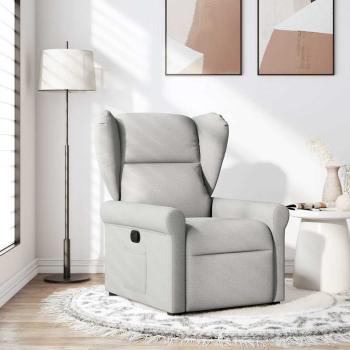 ARDEBO.de - Relaxsessel Wolkengrau Stoff