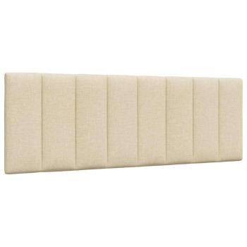 Bettgestell ohne Matratze "Hanko" Creme 120x200 cm Stoff