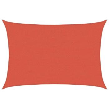 Sonnensegel 160 g/m² Terrakottarot 4x6 m HDPE