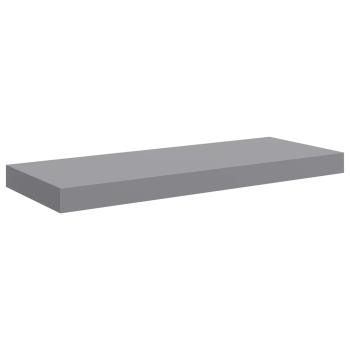Schweberegale 4 Stk. Grau 60x23,5x3,8cm MDF