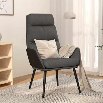 ARDEBO.de - Relaxsessel Dunkelgrau Stoff