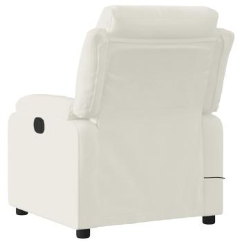 Massagesessel Elektrisch Creme Samt