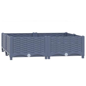 Hochbeet 80x80x23 cm Polypropylen