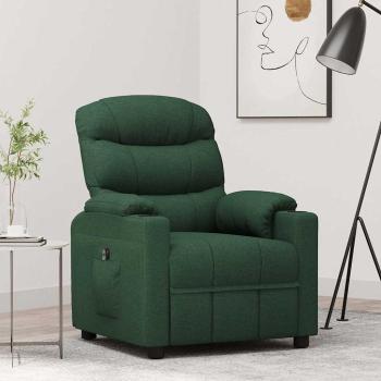 ARDEBO.de - Relaxsessel Elektrisch Dunkelgrün Stoff