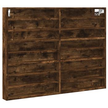 Vitrinenschrank R?uchereiche 100x8,5x75 cm Holzwerkstoff