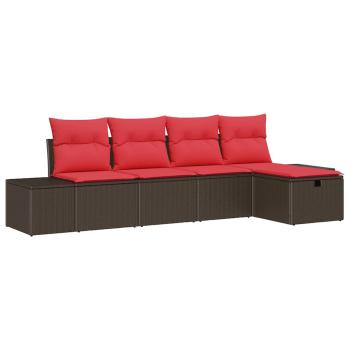 Sofa Set 4 stk. Poly-Rattan