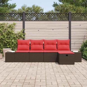 Sofa Set 4 stk. Poly-Rattan