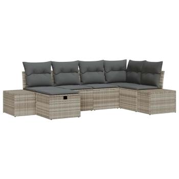 Sofa Set 7 stk. Poly-Rattan