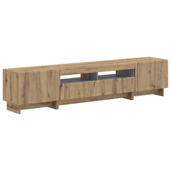 ARDEBO.de - 5-teiliges LED TV Schrank Artisan-Eiche Holzwerkstoff