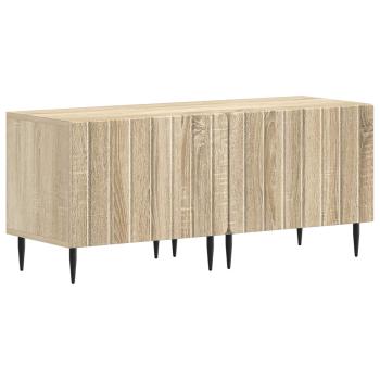 5-teiliges LED TV Schrank Sonoma-Eiche Holzwerkstoff