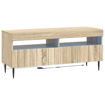5-teiliges LED TV Schrank Sonoma-Eiche Holzwerkstoff