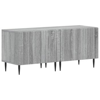 5-teiliges LED TV Schrank Sonoma-Grau Holzwerkstoff