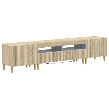 3-teiliges LED TV Regal ARNHEM 3 stk. Sonoma-Eiche