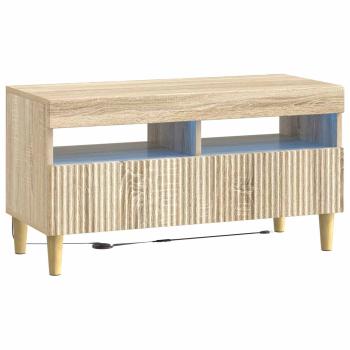 3-teiliges LED TV Regal ARNHEM 3 stk. Sonoma-Eiche