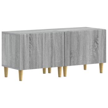 3-teiliges LED TV Regal ARNHEM 3 stk. Sonoma-Grau Holzwerkstoff