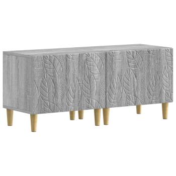 3-teiliges LED TV Regal DELFT Sonoma-Grau Holzwerkstoff