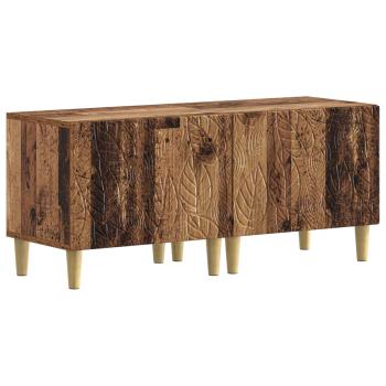 3-teiliges LED TV Regal DELFT Altholz Holzwerkstoff