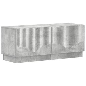 LED-TV-Schrank HOORN 3 stk. Betongrau Holzwerkstoff