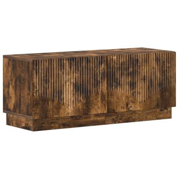 LED-TV-Schrank HOORN 3 stk. Raucheiche Holzwerkstoff