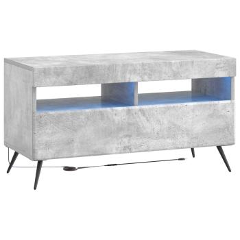 LED-TV-Schrank BREDA 3 stk. Betongrau Holzwerkstoff