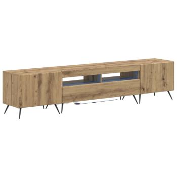 LED-TV-Schrank BREDA 3 stk. Artisan-Eiche Holzwerkstoff