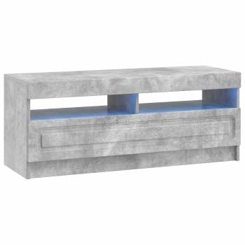LED-TV-Schrank UTRECHT 3 stk. Betongrau Holzwerkstoff