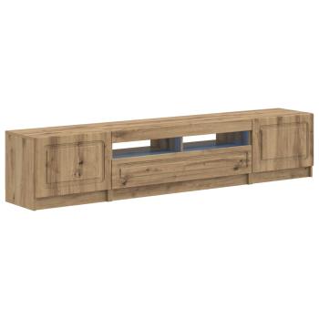 LED-TV-Schrank UTRECHT 3 stk. Artisan-Eiche Holzwerkstoff