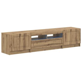 LED-TV-Schrank UTRECHT 3 stk. Artisan-Eiche Holzwerkstoff