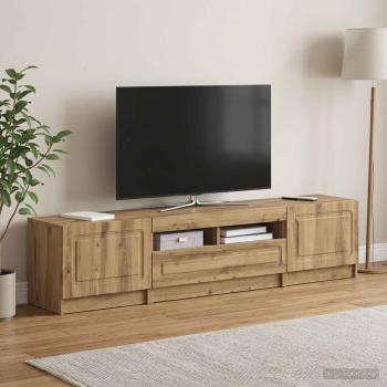 LED-TV-Schrank UTRECHT 3 stk. Artisan-Eiche Holzwerkstoff