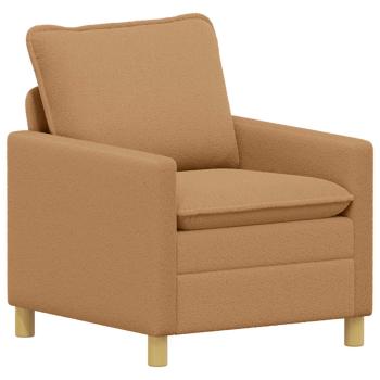 Sofa Set 2 stk. Beige Stoff