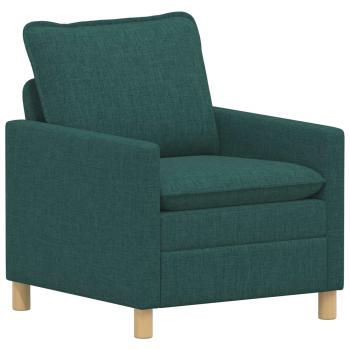 Sofa Set 2 stk. Dunkelgrün Stoff