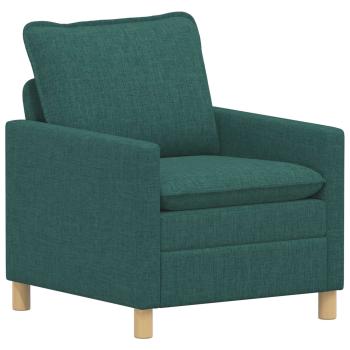 Sofa Set 2 stk. Dunkelgrün Stoff