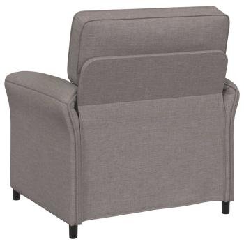Sofa Set 2 stk. Taupe Stoff