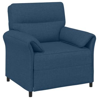 Sofa Set 2 stk. Blau Stoff
