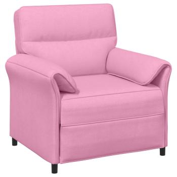 Sofa Set 2 stk. Rosa Stoff
