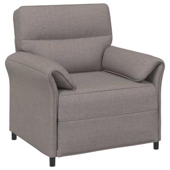 Sofa Set 2 stk. Taupe Stoff