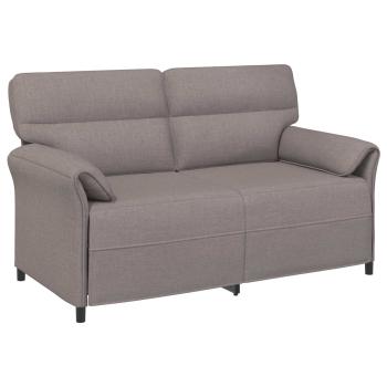 Sofa Set 2 stk. Taupe Stoff