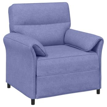 Sofa Set 2 stk. Jeans blau Stoff