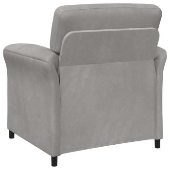 Sofa Set 2 stk. Hellgrau Samt