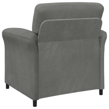 Sofa Set 2 stk. Dunkelgrau Samt