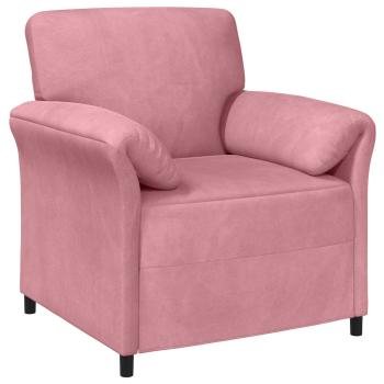 Sofa Set 2 stk. Rosa Samt