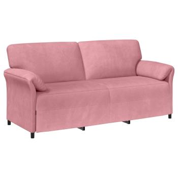 Sofa Set 2 stk. Rosa Samt