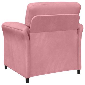 Sofa Set 2 stk. Rosa Samt