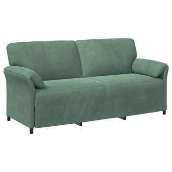 Sofa Set 2 stk. Meergrün Samt