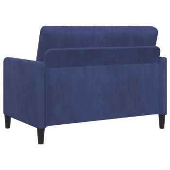Sofa Set mit Stauraum 2 stk. Polizeiblau Polyester