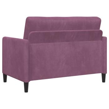 Sofa Set mit Stauraum 2 stk. Lila Polyester