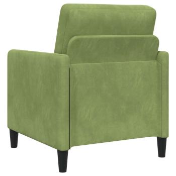 Sofa Set mit Stauraum 2 stk. Hellgrün Polyester