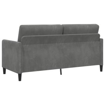 Sofa Set mit Stauraum 2 stk. Dunkelgrau Polyester